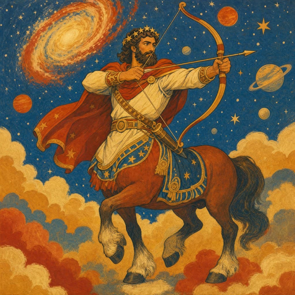 Sagittarius — The Saturday Plate — Square