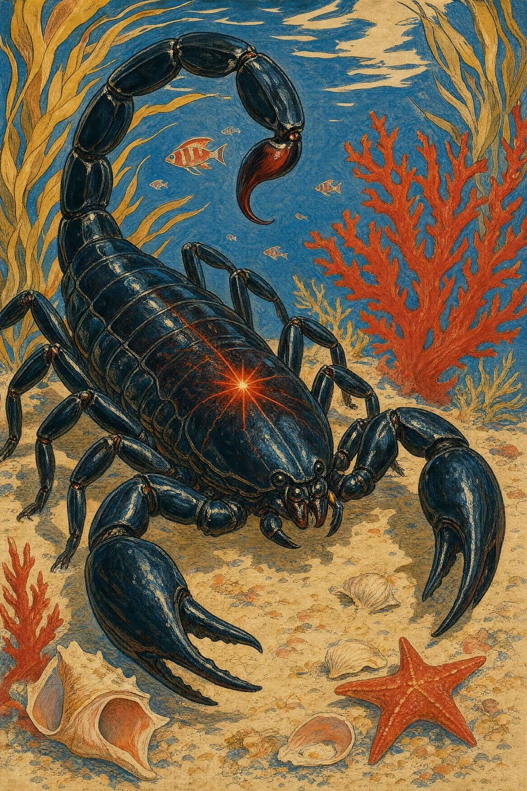 Scorpio — The Saturday Plate — Portrait