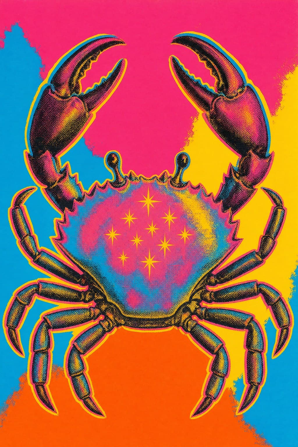 Cancer — Silkscreen Pop — Portrait