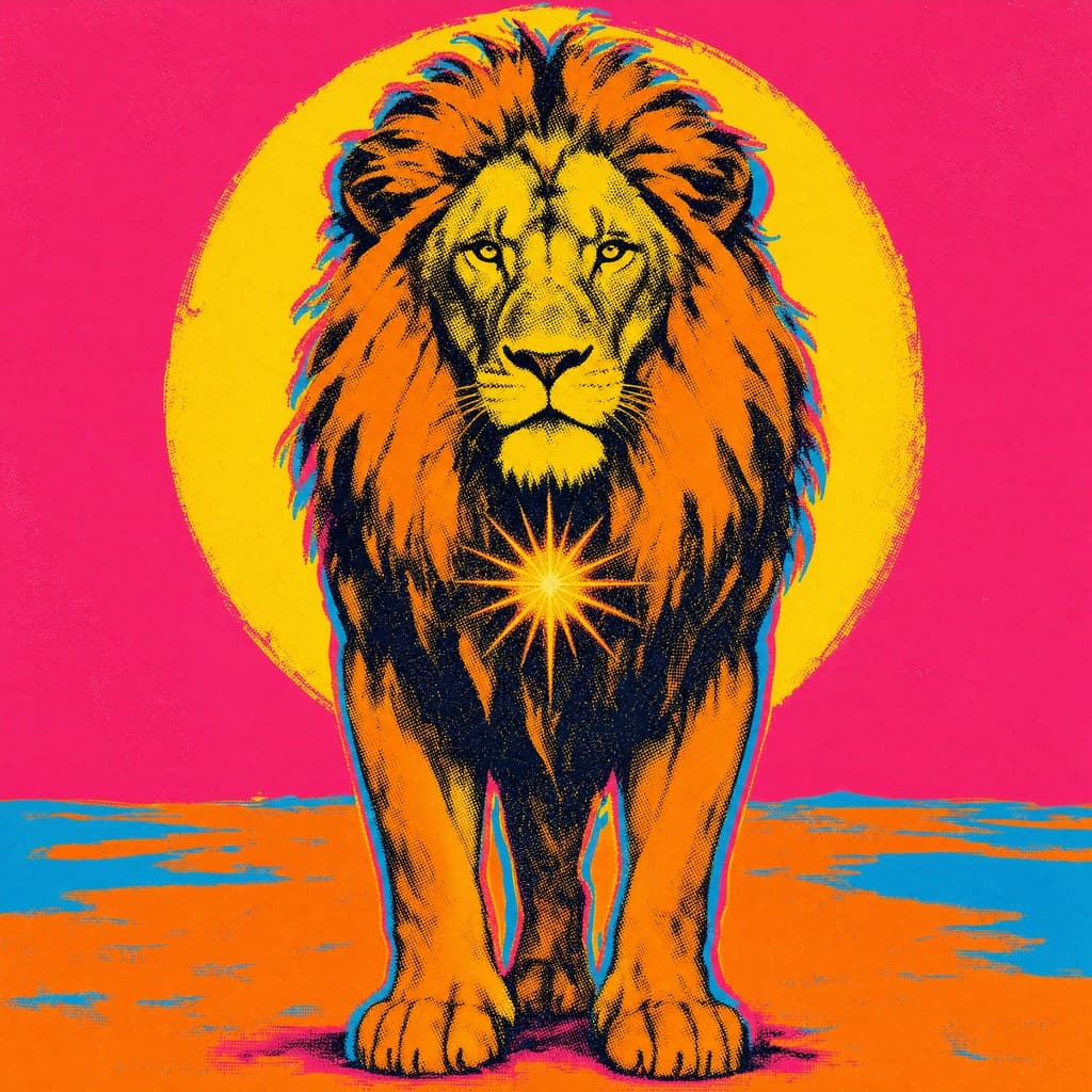 Leo — Silkscreen Pop — Square