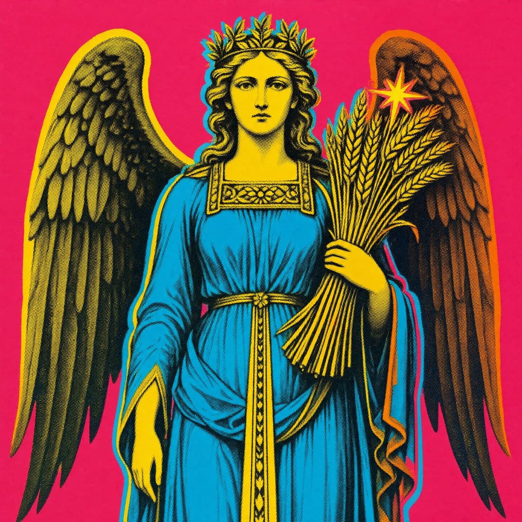 Virgo — Silkscreen Pop — Square