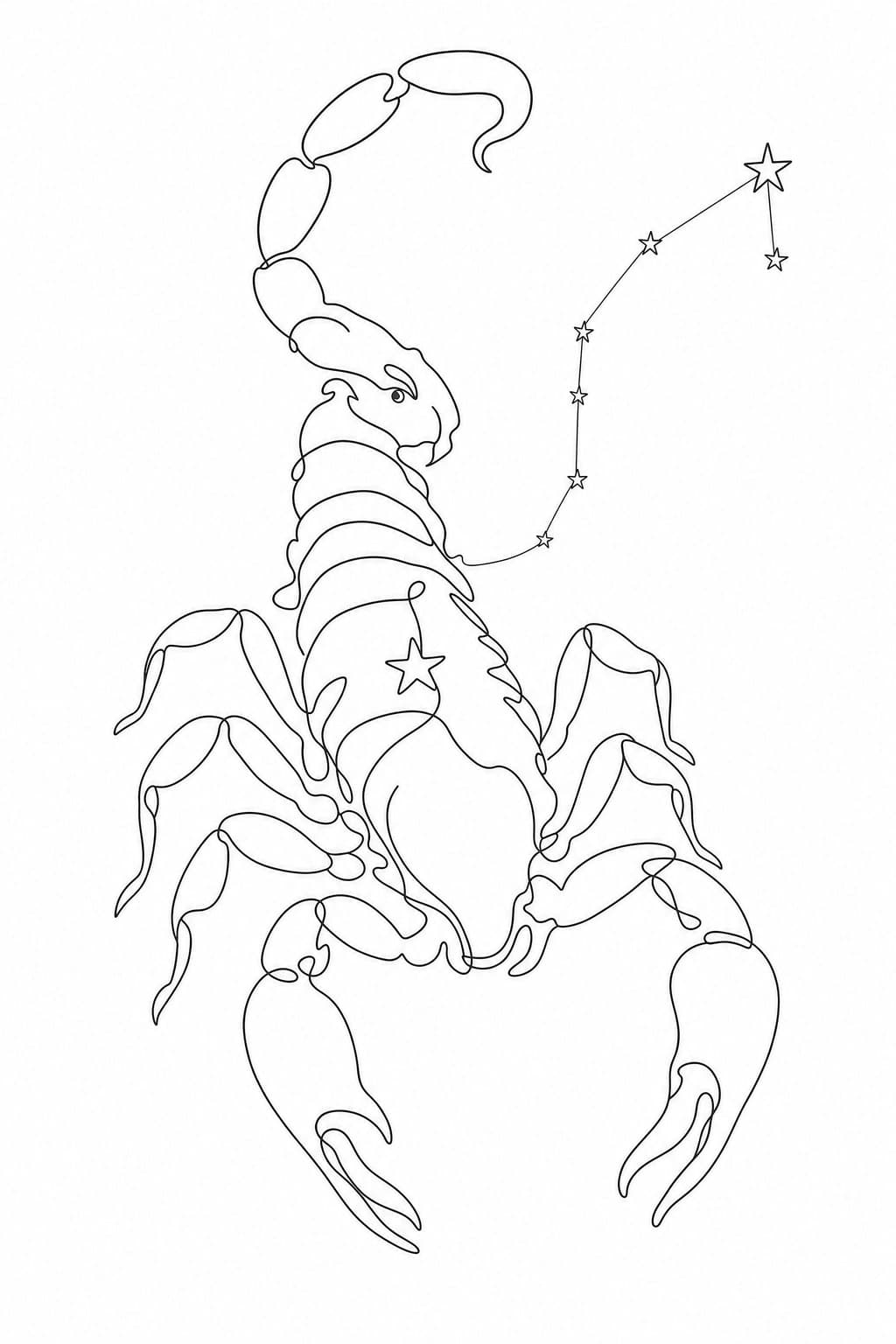 Scorpio — The Single Stroke — Portrait