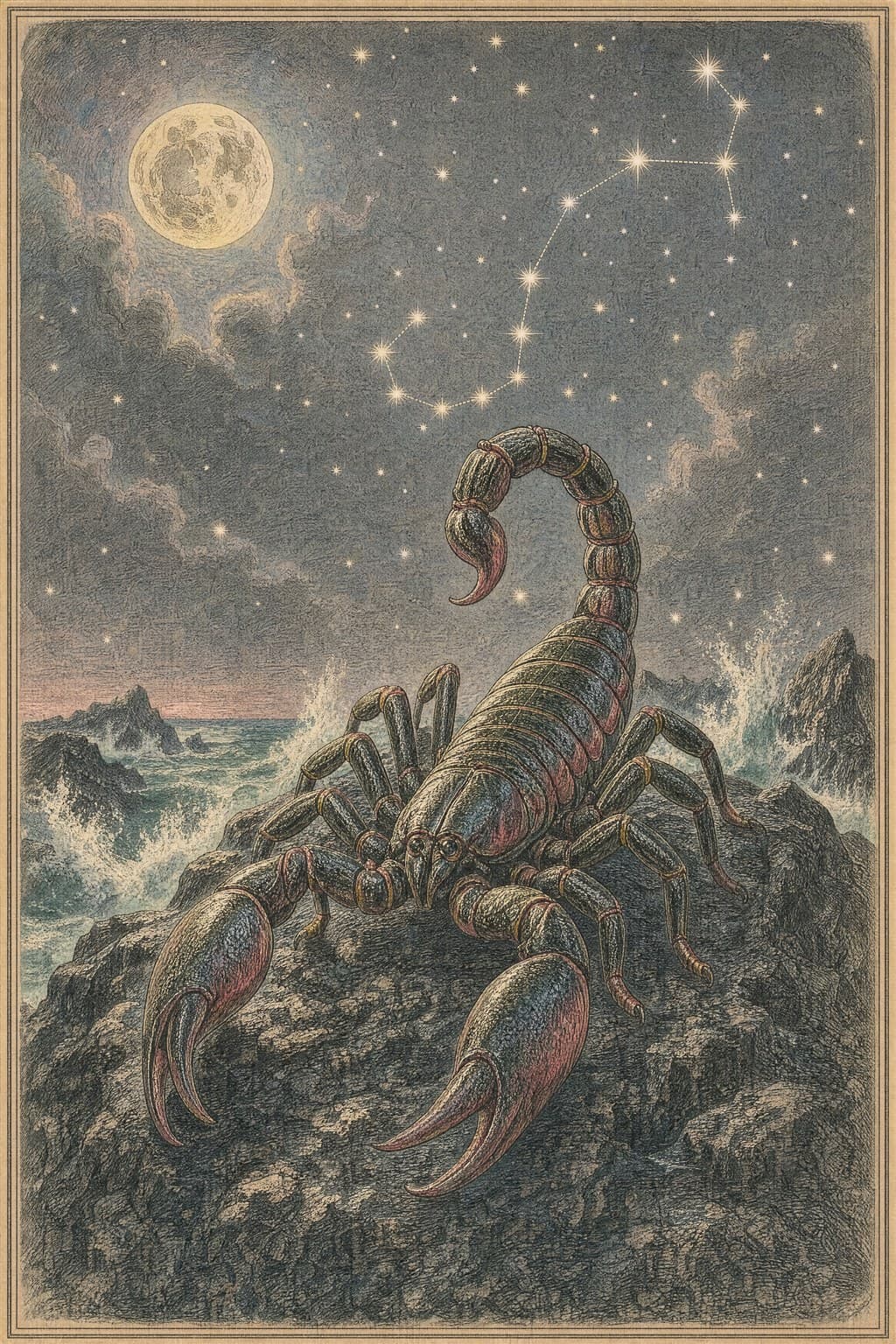 Scorpio — Urania's Mirror — Portrait