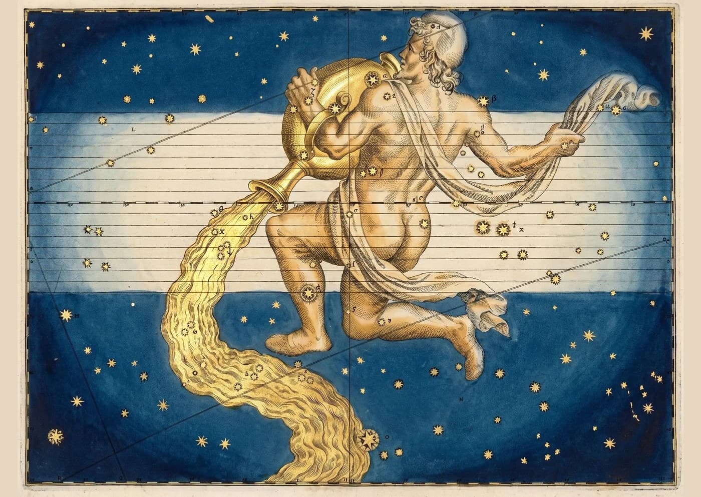 Aquarius, the Water-Bearer — Illuminated II — Celestial oil