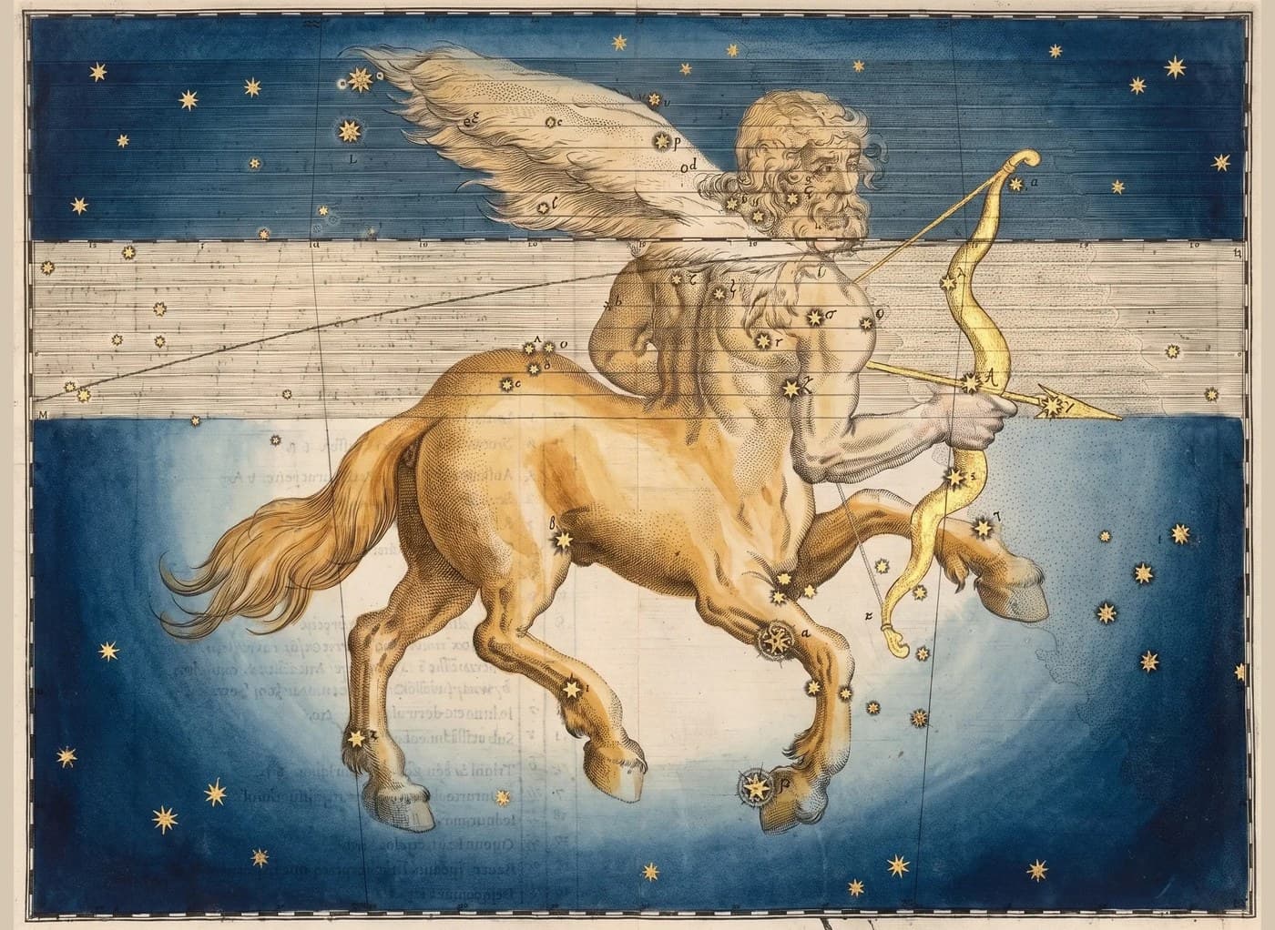 Sagittarius, the Archer — Illuminated II — Celestial oil