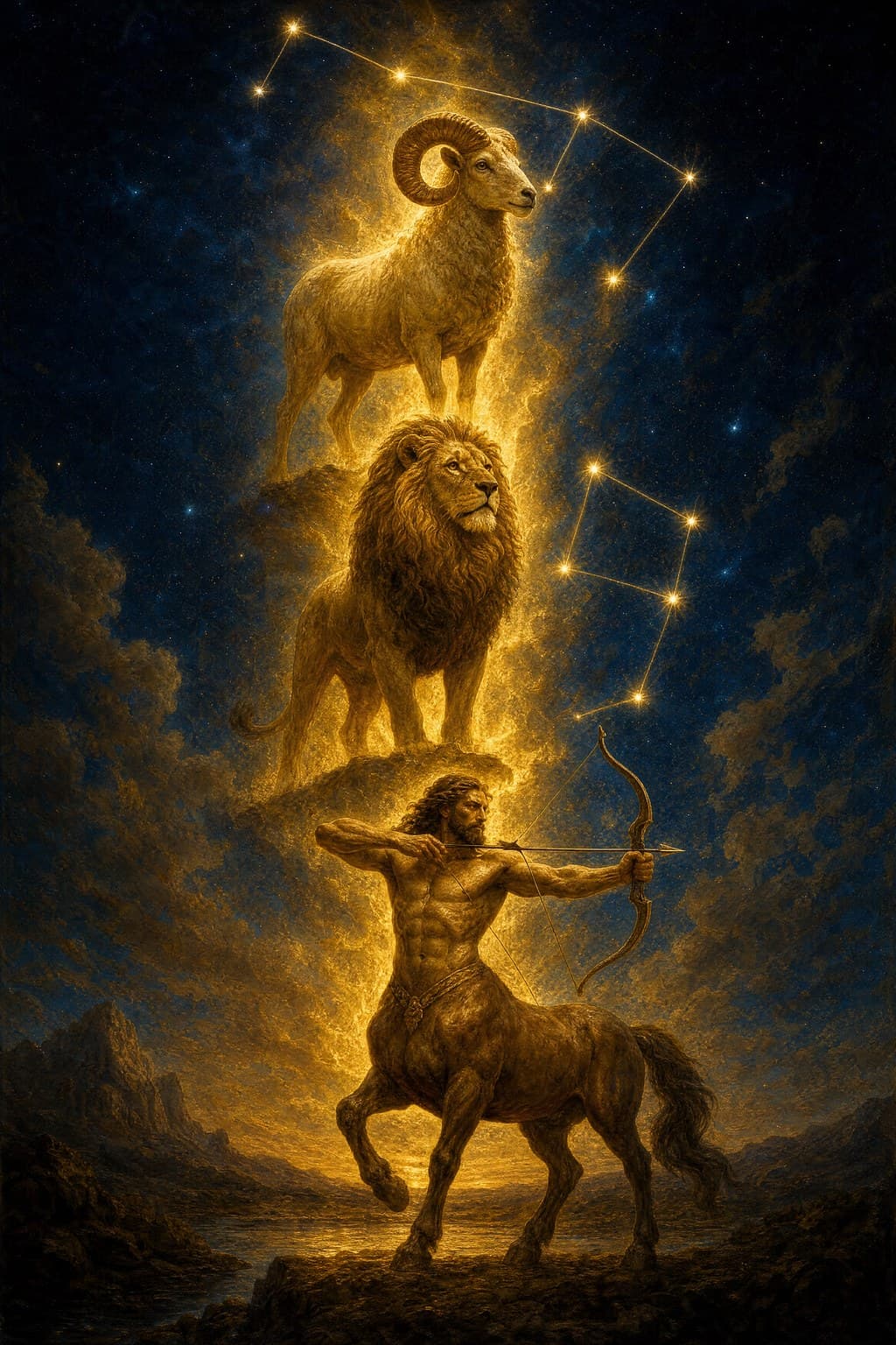 The Fire Trine — Celestial oil