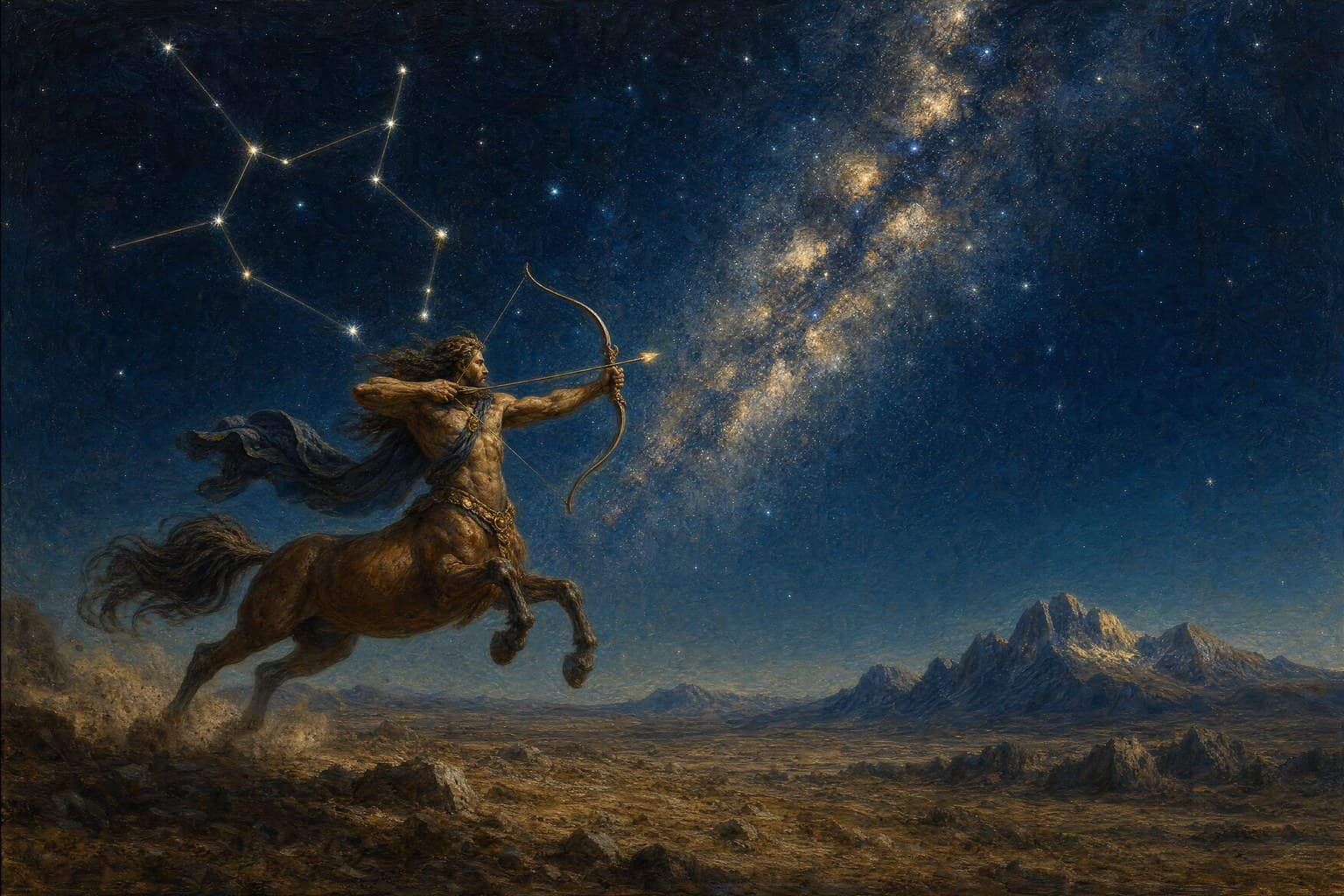 Sagittarius — the cinematic scene