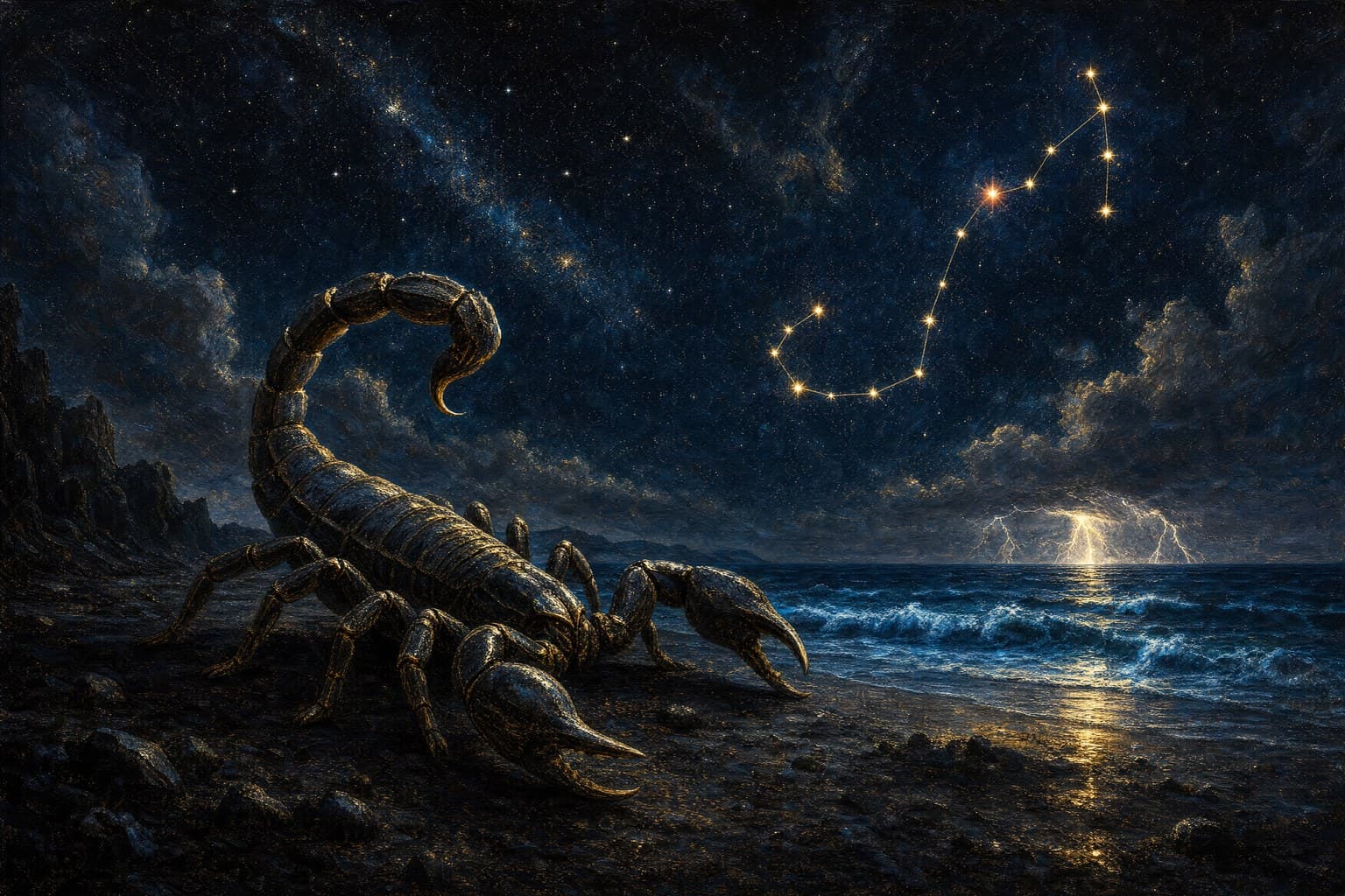 Scorpio — the cinematic scene